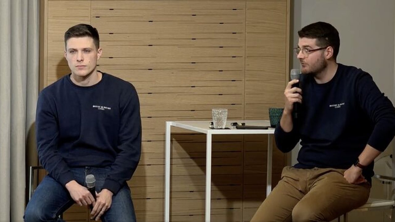 Guillaume Bonnet et Jérémy Doyen à la conférence Horizon Patrimoine